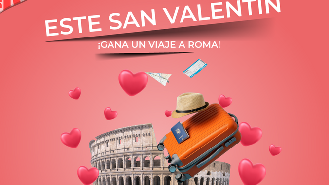 El Paseo celebra San Valentín con distintas acciones y el sorteo de un viaje a Roma para dos personas.