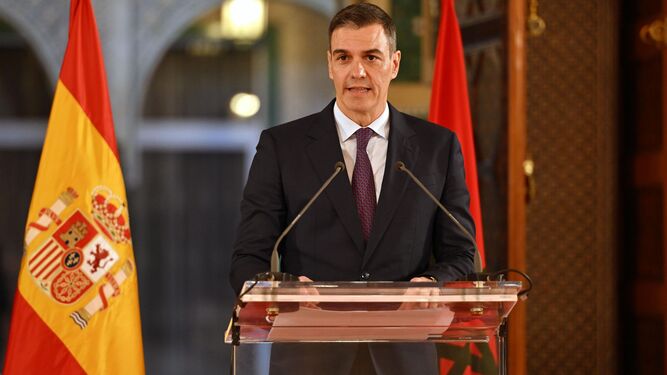 El presidente del Gobierno, Pedro Sánchez, defiende "la acción del Gobierno" contra el narcotráfico en el Campo de Gibraltar.