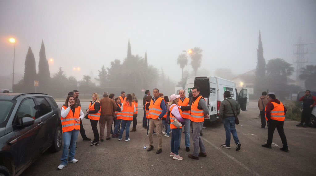 Agricultores de Jerez marchan hacia Algeciras