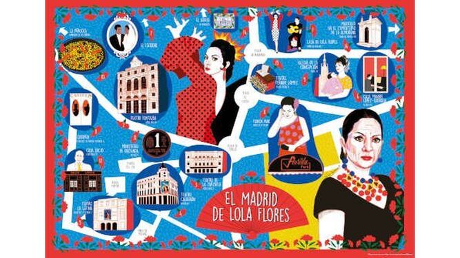 El Madrid de Lola Flores y sus lugares imprescindibles