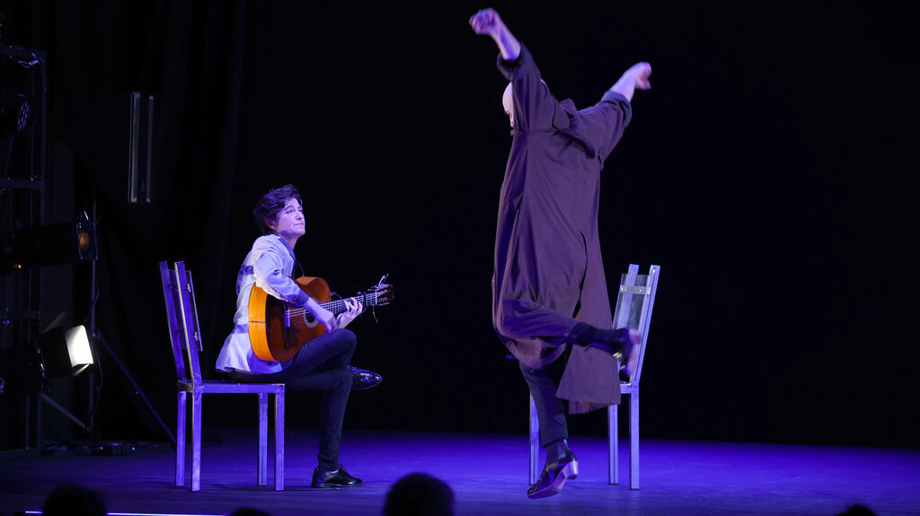 Francisco Hidalgo c&iacute;a. Flamenca con 'Moscas y Diamantes' en los Museos de la Atalaya para el Festival de Jerez