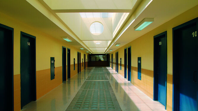 Una imagen de los módulos interiores en la prisión Puerto 3.
