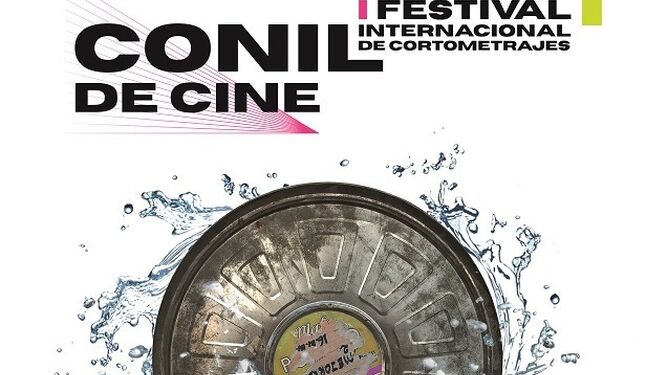 Cartel anunciador del primer Festival Internacional de Cortometrajes de Cine.