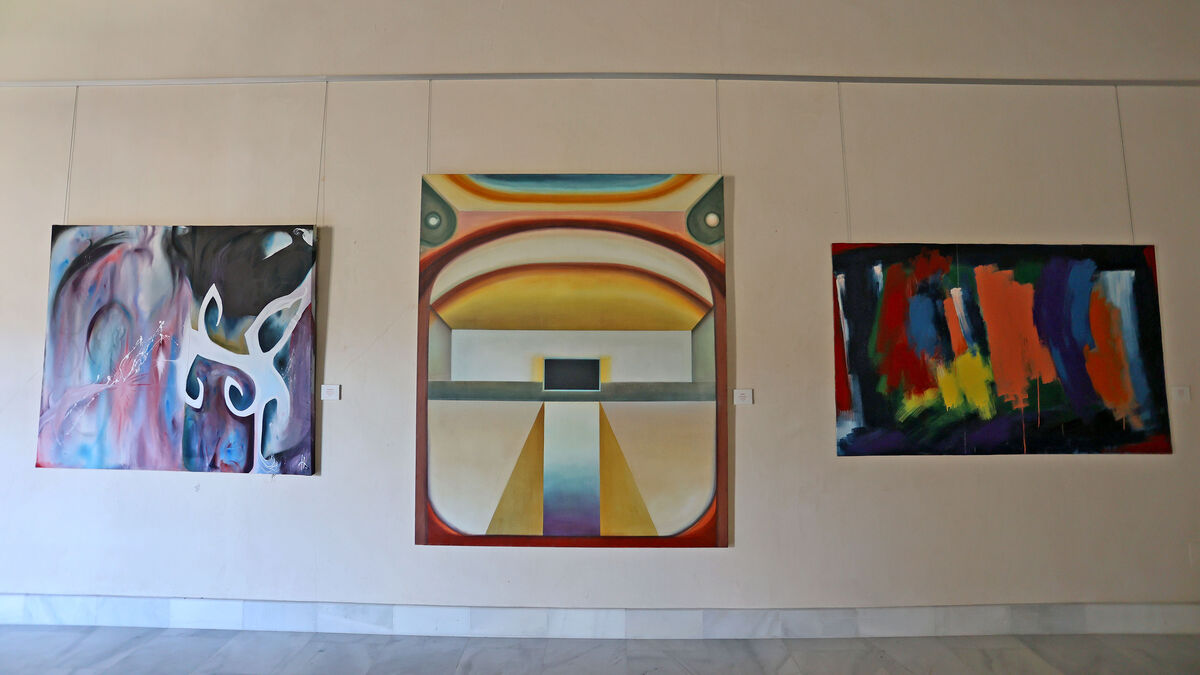 Algunas de las obras que se podrán ver en la exposición.