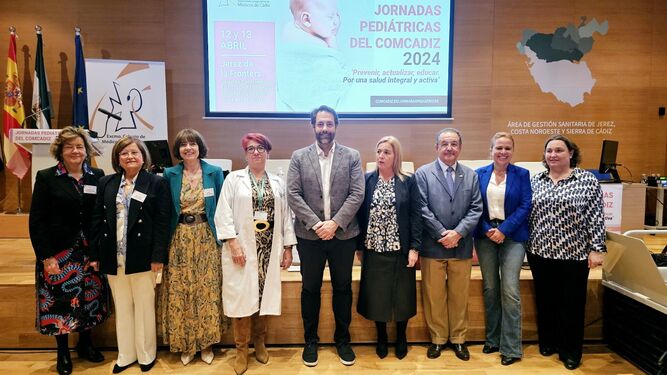 Inauguración de las XXI Jornadas Pediátricas en el Hospital Universitario de Jerez.