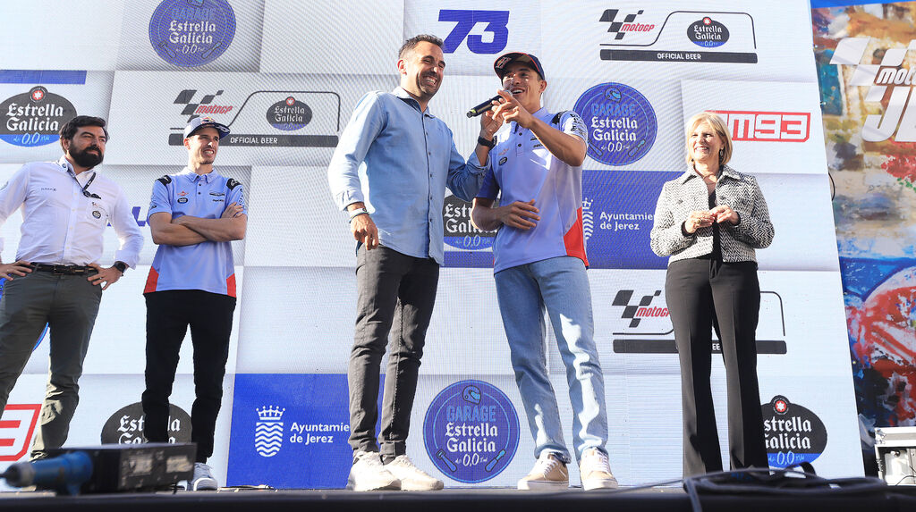 Marc y Alex M&aacute;rquez inauguran 'Garage 93' en Jerez